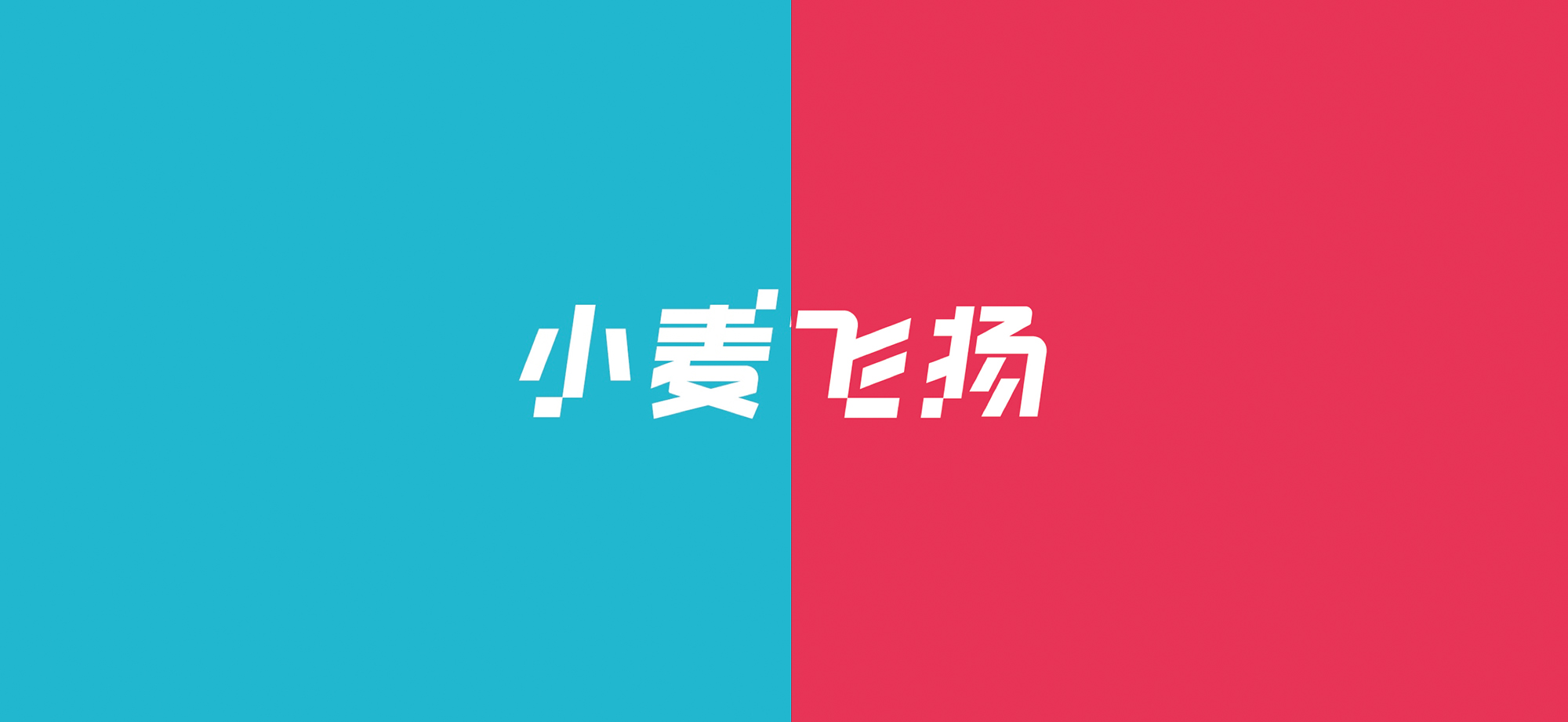 科技品牌小麥飛揚年輕化形象設計－左右格局